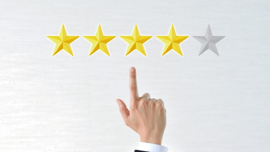 人の手と星マーク