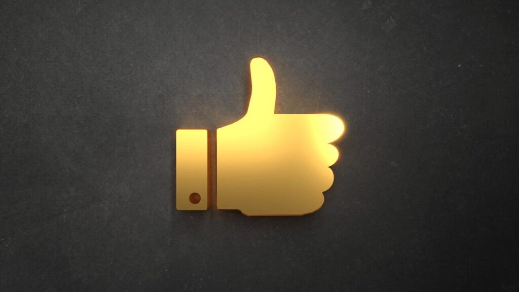 金色のグットマーク